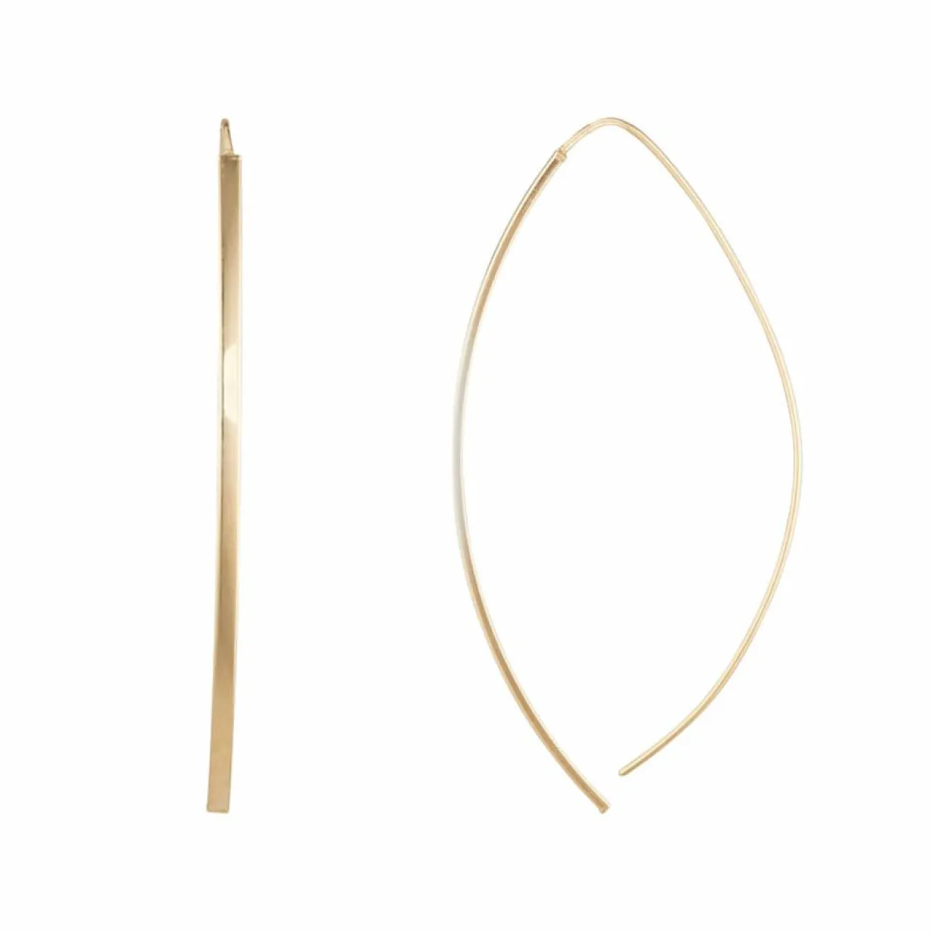 Clearance Instant d'Or Boucles d'oreilles Créoles Edna or jaune