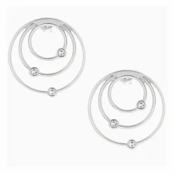 Outlet Les Interchangeables Boucles d'oreilles créoles Orbite MM palladium
