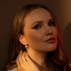 Femme Instant d'Or Boucles d'oreilles Dandelion or jaune