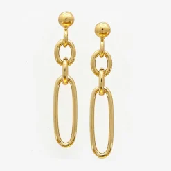 Femme By Rafaella Boucles d'oreilles en Argent doré