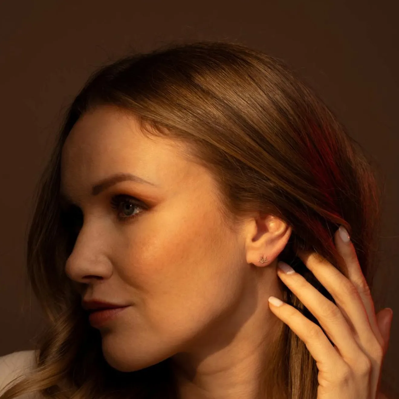 Femme Instant d'Or Boucles d'oreilles Envolée or jaune