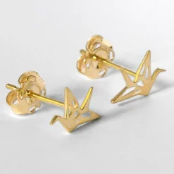 Femme Instant d'Or Boucles d'oreilles Envolée or jaune