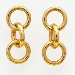 New By Rafaella Boucles d'oreilles Licia en Argent doré