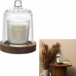 Online Home Deco Factory Bougie Parfumee Cloche Softness multicolore - 11x15x11 cm