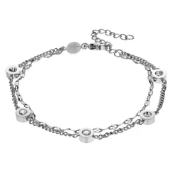 Femme Amelia Parker Bracelet Aquelle argenté