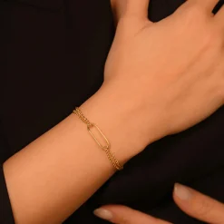 Femme By Rafaella Bracelet Hypnos en Argent doré