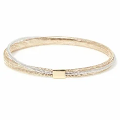 Femme Instant d'Or Bracelet Matera or bicolore