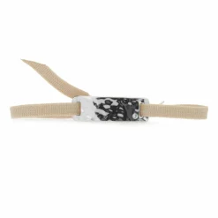 Femme Les Interchangeables Bracelet Plaque Ruban Granite Strass beige