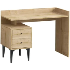 Wooden Art Bureau Puuk chêne - 100x80x45 cm