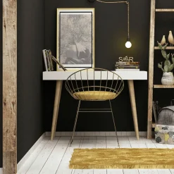 Hot Wooden Art Bureau veronika blanc - 100x60x74 cm