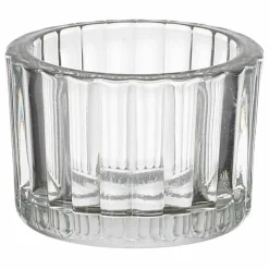 Home Deco Factory Calendrier de l'avent Photophores & Bougies Parfumées rouge - 21.7x37x4.2 cm