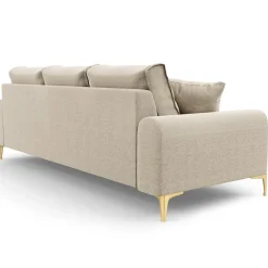 Clearance Mazzini Sofas Canapé 3 places Madara beige - 222x102x90 cm