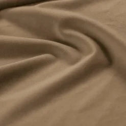 Mazzini Sofas Canapé d'angle droit en Velours Daphne 4 Places Beige Foncé - 270x170x86 cm