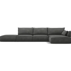 Clearance Mazzini Sofas Canapé D'Angle Droit Vanda 5 Places 1 gris - 386x166x85 cm