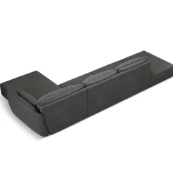 Clearance Mazzini Sofas Canapé D'Angle Droit Vanda 5 Places 1 gris - 386x166x85 cm