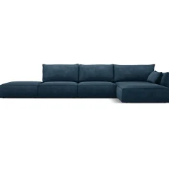 Hot Mazzini Sofas Canapé D'Angle Droit Vanda 5 Places 1 bleu roi - 386x166x85 cm