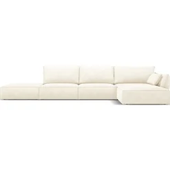Online Mazzini Sofas Canapé D'Angle Droit Vanda 5 Places 1 beige clair - 386x166x85 cm