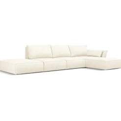 Online Mazzini Sofas Canapé D'Angle Droit Vanda 5 Places 1 beige clair - 386x166x85 cm