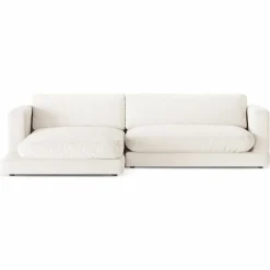 Hot Mazzini Sofas Canapé d'angle Gauche Daphne 4 Places Ivoire - 270x170x86 cm