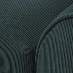 New Mazzini Sofas Canapé d'angle gauche Quince 4 Places bleu - 221x171x80 cm