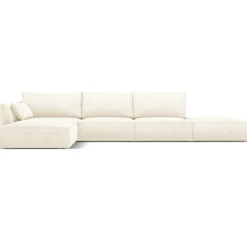Hot Mazzini Sofas Canapé D'Angle Gauche Vanda 5 Places 1 beige clair - 386x166x85 cm