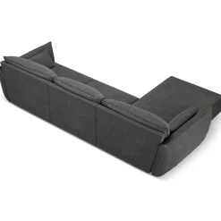 Online Mazzini Sofas Canapé D'Angle Gauche Vanda 5 Places 2 gris - 208x166x85 cm