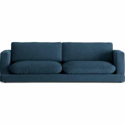Mazzini Sofas Canapé Daphne 4 Places Bleu Marine - 240x105x86 cm