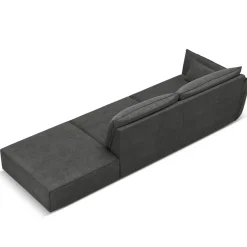 Sale Mazzini Sofas Canapé gauche Vanda 4 Places gris - 286x100x85 cm