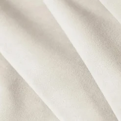 Mazzini Sofas Canapé gauche Velours Vanda 4 Places beige clair - 286x100x85 cm