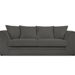 Mazzini Sofas Canapé Quince 3 Places gris foncé - 182x92x80 cm