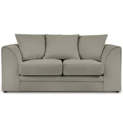 Online Mazzini Sofas Canapé Quince Velours côtelé 2 Places gris clair - 150x92x80 cm
