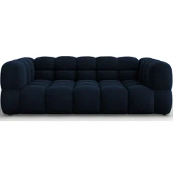 Sale Mazzini Sofas Canapé Velours Aster 3 Places bleu roi - 214x102x75 cm