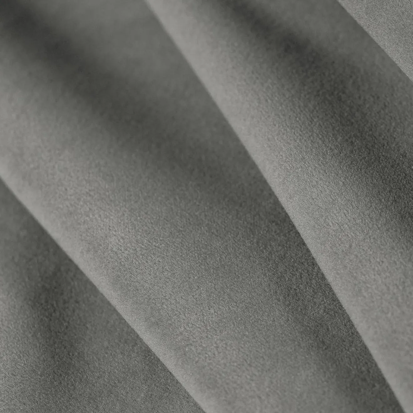 Mazzini Sofas Canapé Velours Aster 3 Places gris clair - 214x102x75 cm