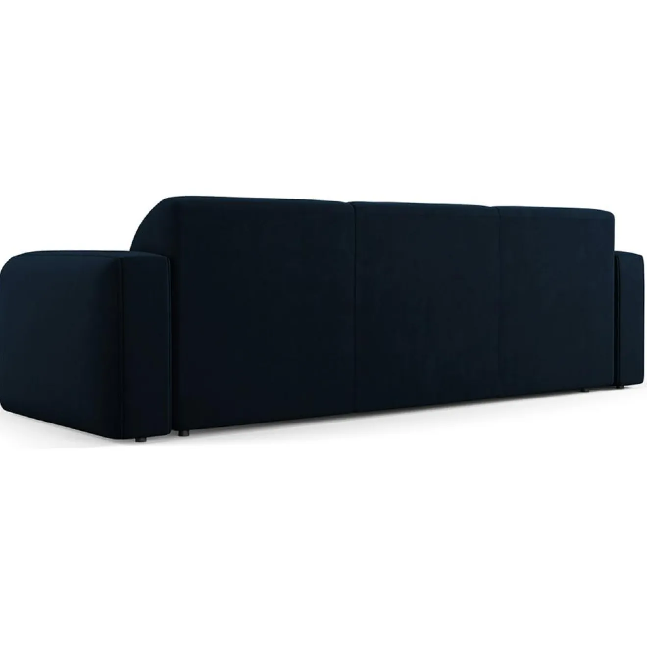 Clearance Mazzini Sofas Canapé Velours Jasmin 3 Places bleu roi - 235x95x72 cm