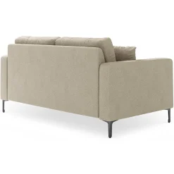 Mazzini Sofas Canapé Venus 2 Places beige - 158x92x90 cm