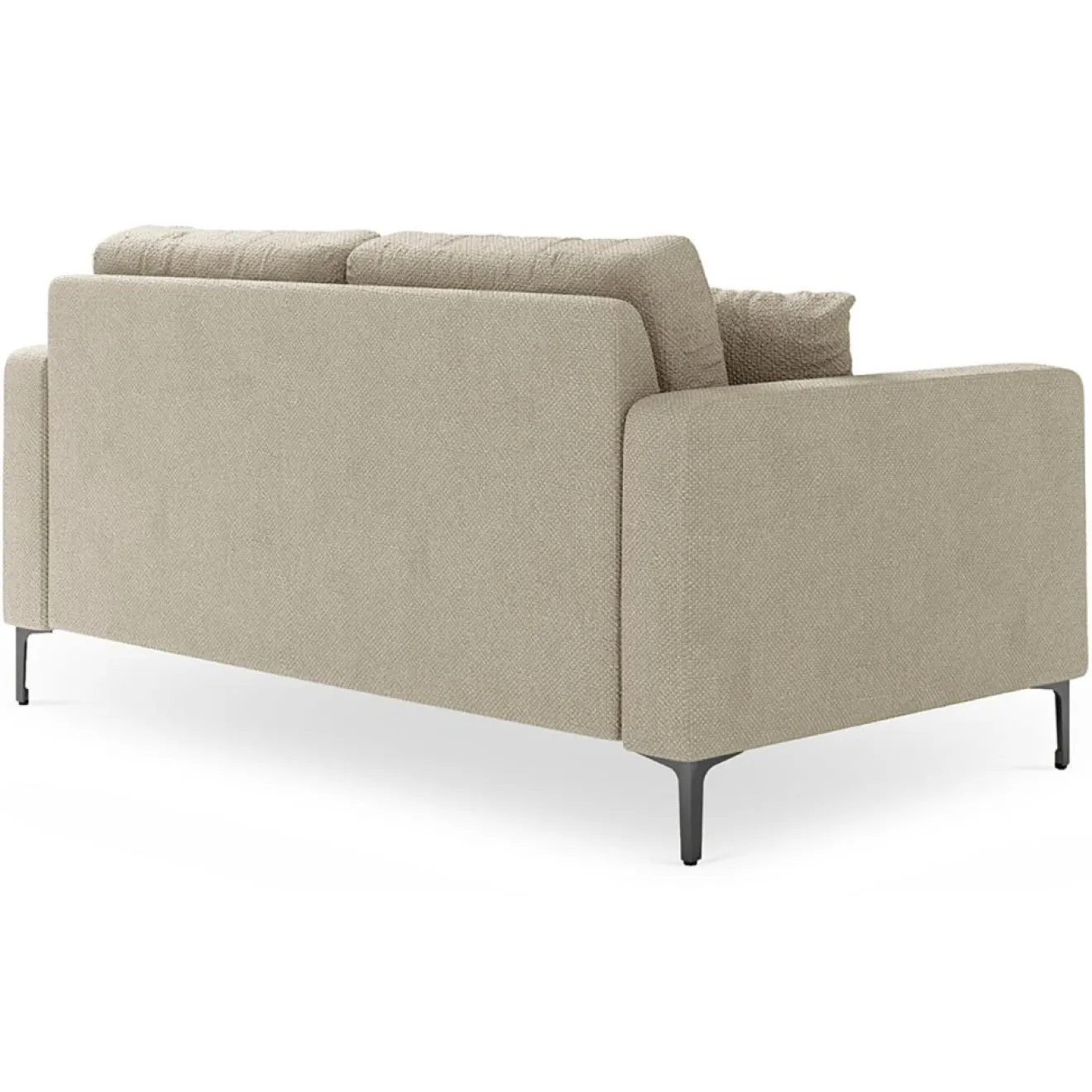 Mazzini Sofas Canapé Venus 2 Places beige - 158x92x90 cm