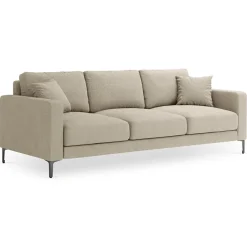 Online Mazzini Sofas Canapé Venus 3 Places beige - 220x92x90 cm