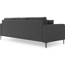 Mazzini Sofas Canapé Venus 3 Places gris foncé - 220x92x90 cm