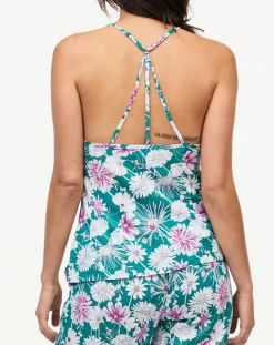 Femme Passionata Caraco Naya imprimé grandes fleurs multicolore