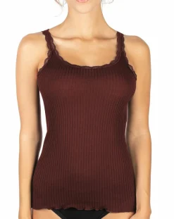 Femme Mare Caraco Vanessa en Laine mélangée rouge bordeaux