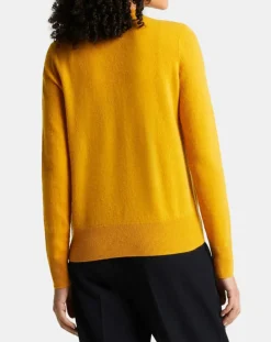 Femme Galeries Lafayette Cardigan 100% Cachemire Zacao jaune