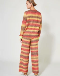 Manoush Cardigan Arc-en-ciel kaki