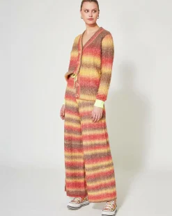 Manoush Cardigan Arc-en-ciel kaki