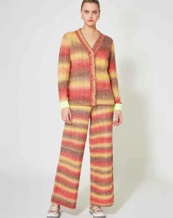 Manoush Cardigan Arc-en-ciel kaki