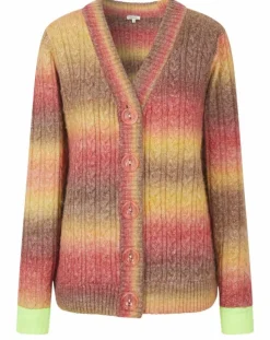 Manoush Cardigan Arc-en-ciel kaki