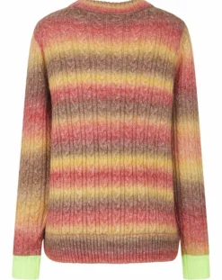 Manoush Cardigan Arc-en-ciel kaki
