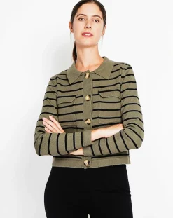 Clearance Assuili Cardigan Audrey kaki