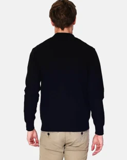 Homme C&Jo Cardigan en Cachemire mélangé Corentin noir