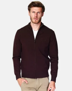 Homme C&Jo Cardigan en Cachemire mélangé Corentin café