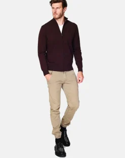 Homme C&Jo Cardigan en Cachemire mélangé Corentin café